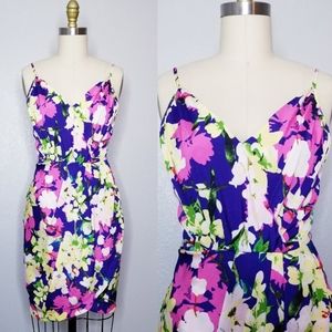 Yumi kim jayne spaghetti strap floral wrap dress size xs